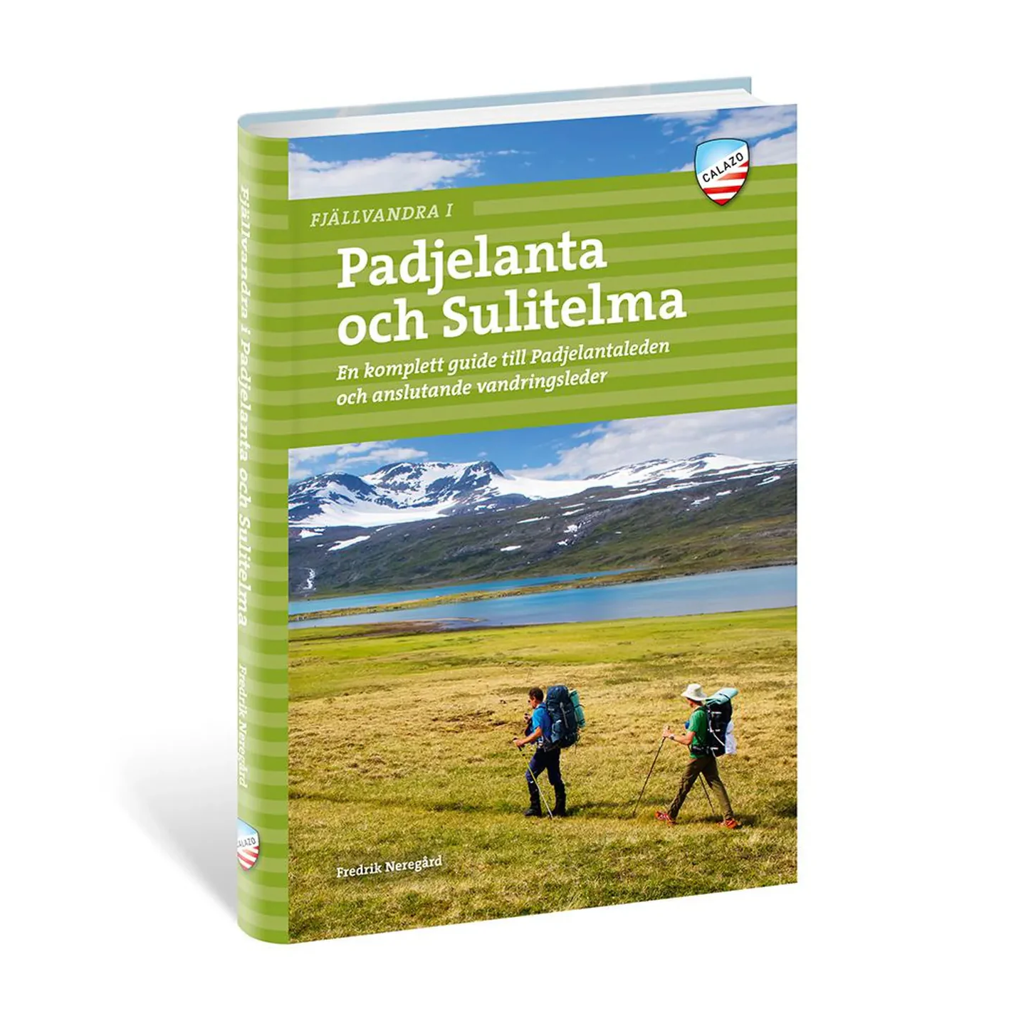 Forsiden av guideboken Fjällvandra i Padjelanta och Sulitelma