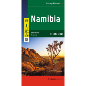 Forsiden av Namibia veikart fra freytag & berndt