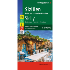 Forsiden av Sicilia veikart fra freytag & berndt