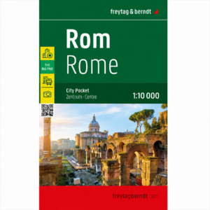 Freytag & Berndt vann- og rivefast bykart over Roma i målestokk 1:10 000.