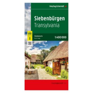 Freytag & Berndt veikart over Transilvania og Vest-Romania i målestokk 1:400 000.