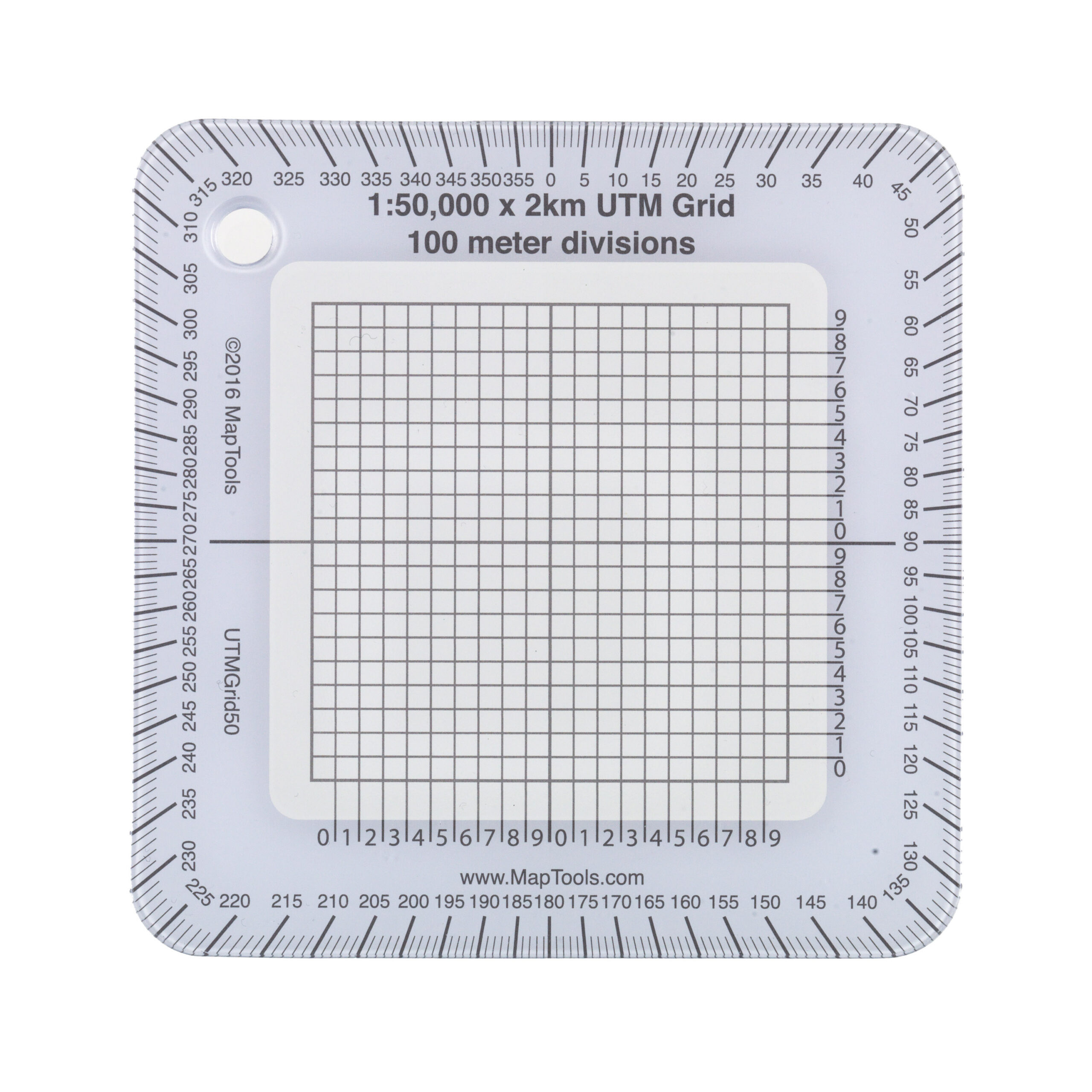 UTMGrid50 map tool and coordinate reader for 1:50,000 maps