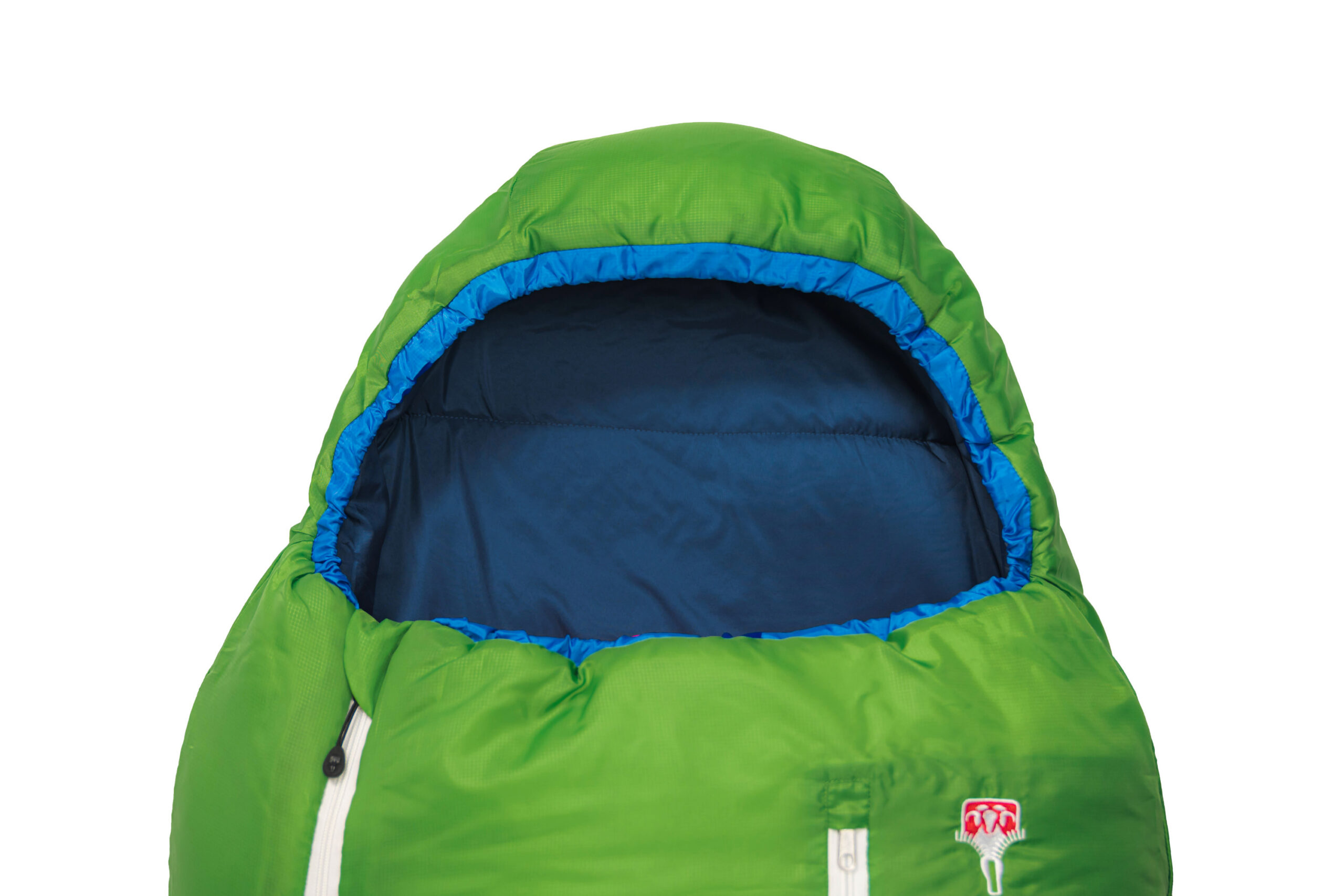 Hette på Grüezi Bag Wolle Kids World Traveller barnesovepose