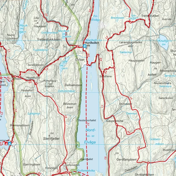 Østmarka Trail Map 1:20,000 | Calazo - Image 4