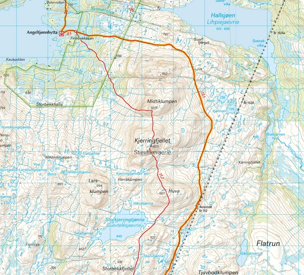 Right on the Edge – SignaTur Hiking Map 1:50,000 – Calazo - Image 3