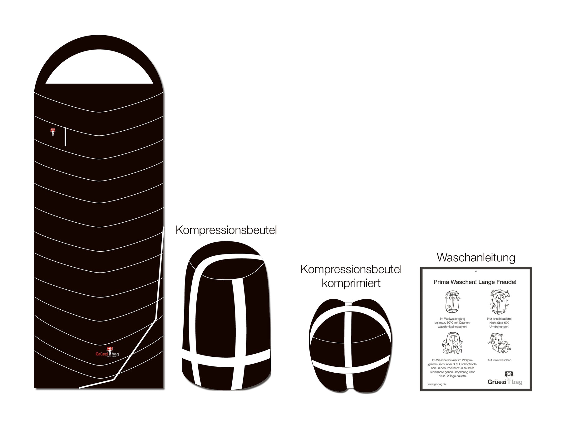 Grüezi Bag Sleeping Bag Warmer for extra warmth in your sleeping bag