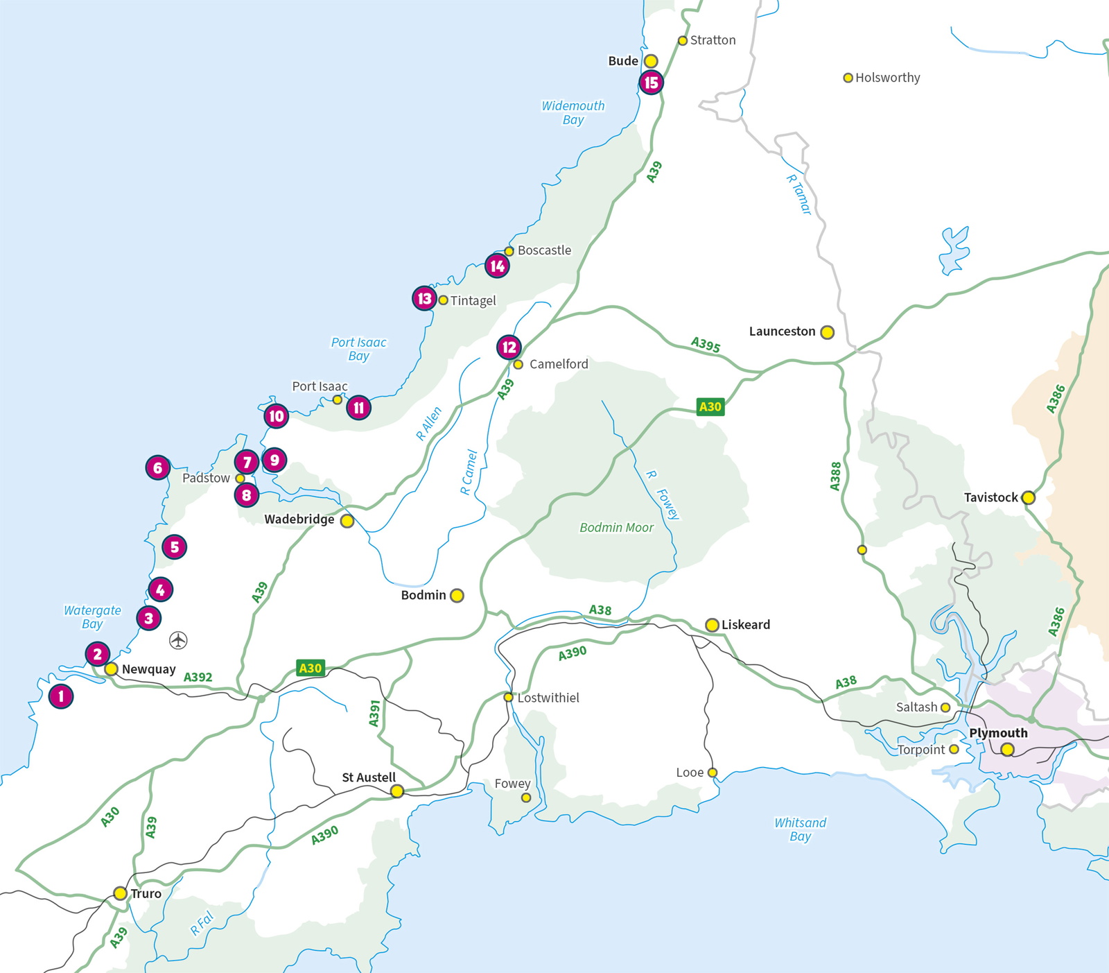 15 Short Walks in Cornwall - Newquay and the North Coast – book preview