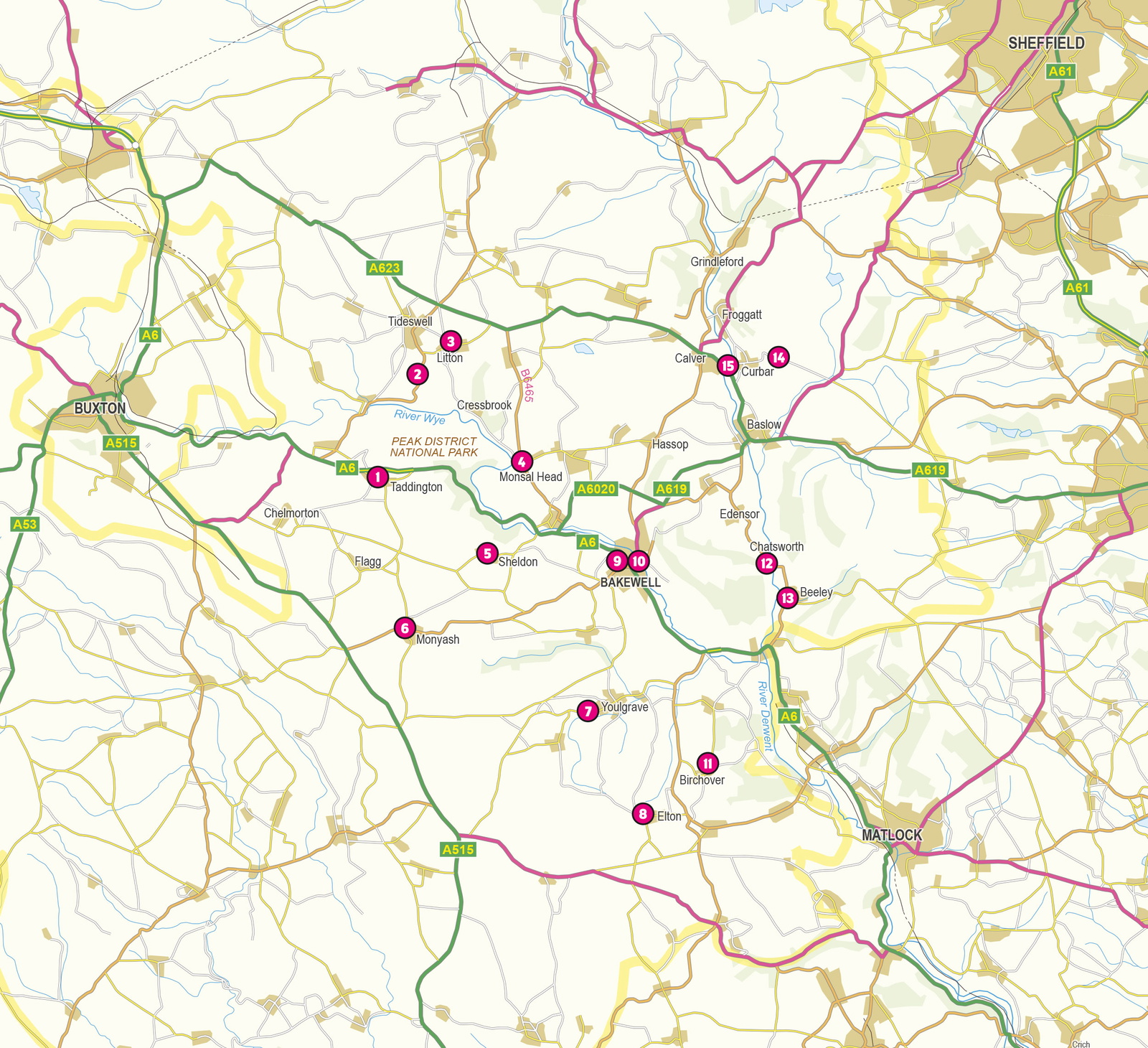 15 Short Walks in the Peak District - Bakewell and the White Peak – book preview