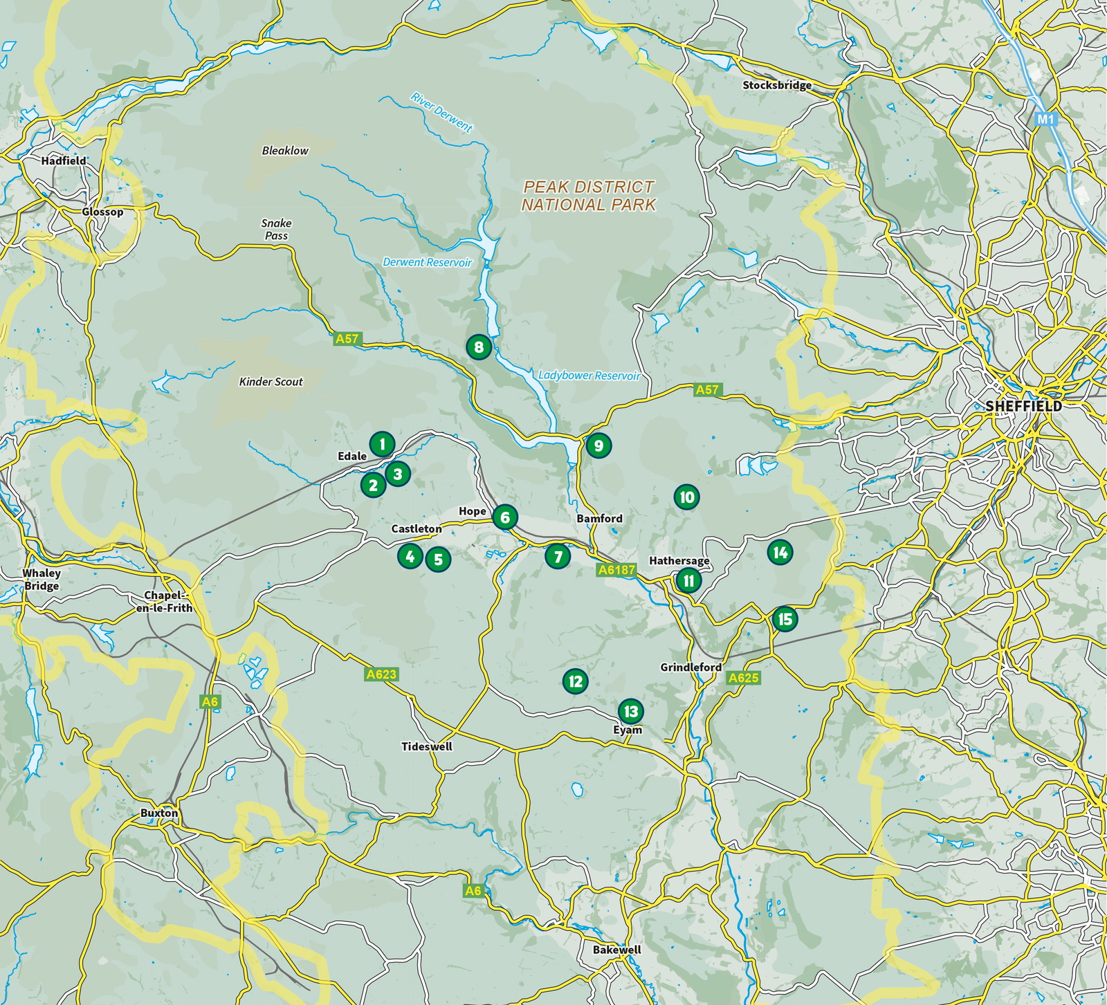 15 Short Walks in the Peak District - Edale and the Hope Valley – book preview