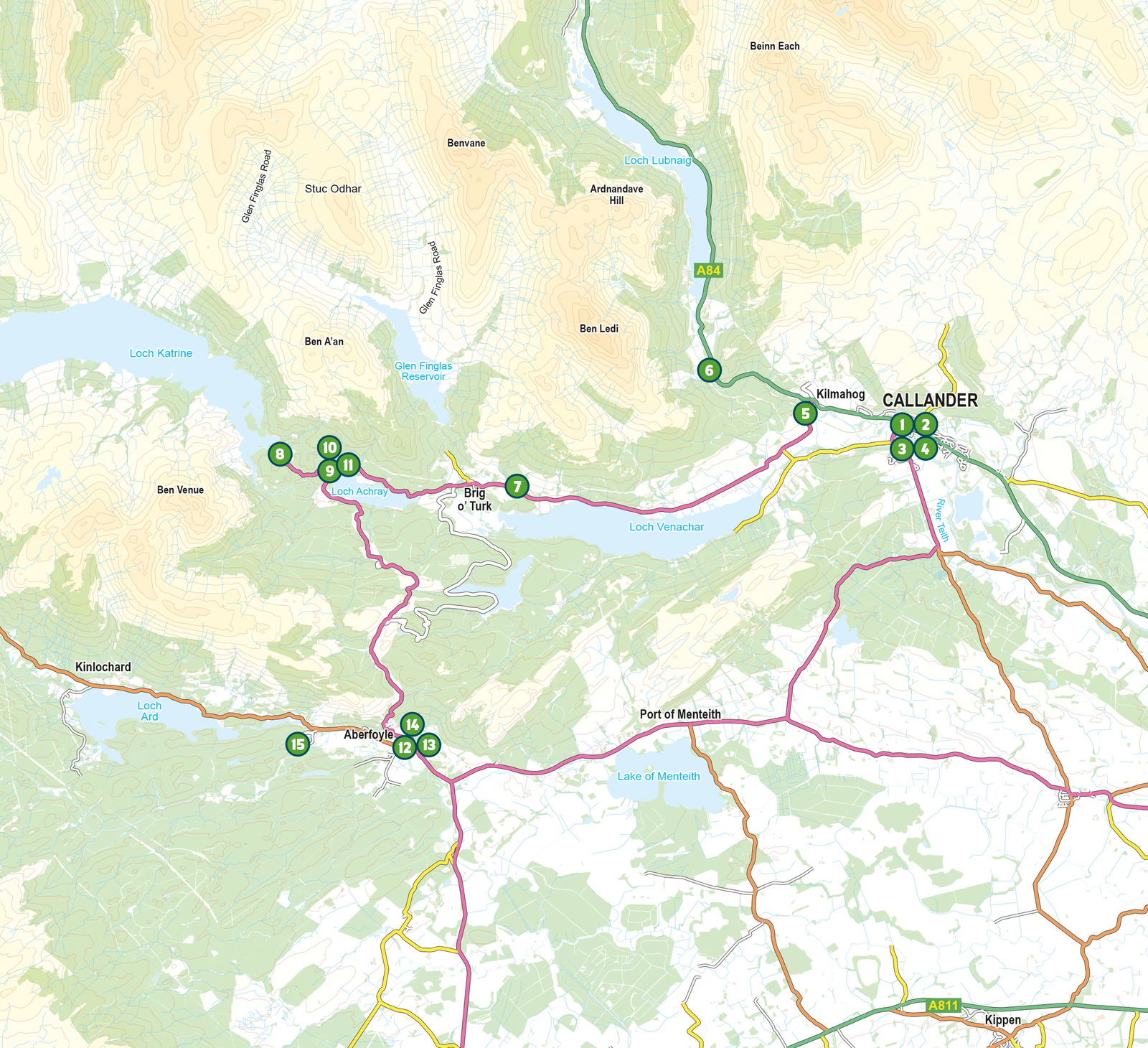 15 Short Walks in the Trossachs - Callander and Aberfoyle – book preview