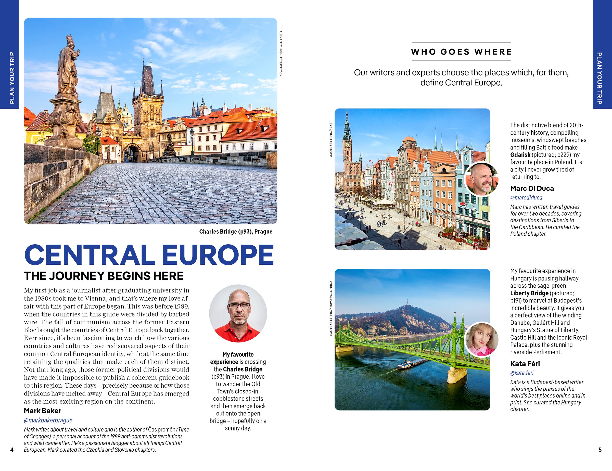 Central Europe – Lonely Planet (engelsk) – bla i boken