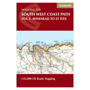 Forside av South West Coast Path Map Booklet - Vol 1: Minehead to St Ives