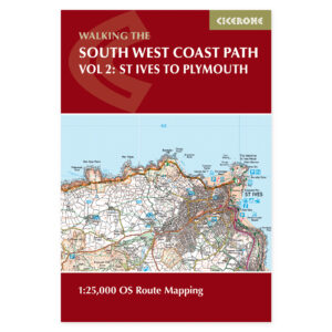 Forside av South West Coast Path Map Booklet - Vol 2: St Ives to Plymouth