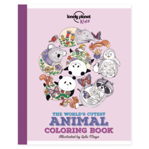 Lonely Planet Kids The World's Cutest Animal Colouring Book – omslag