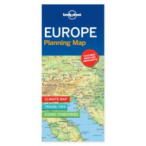 Europe Planning Map – Lonely Planet (engelsk) – omslag
