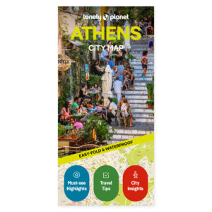 Athen – bykart (engelsk) – Lonely Planet – omslag