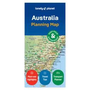 Australia – planleggingskart (engelsk) – Lonely Planet – omslag