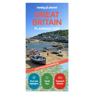 Lonely Planet Great Britain Planning Map – omslag