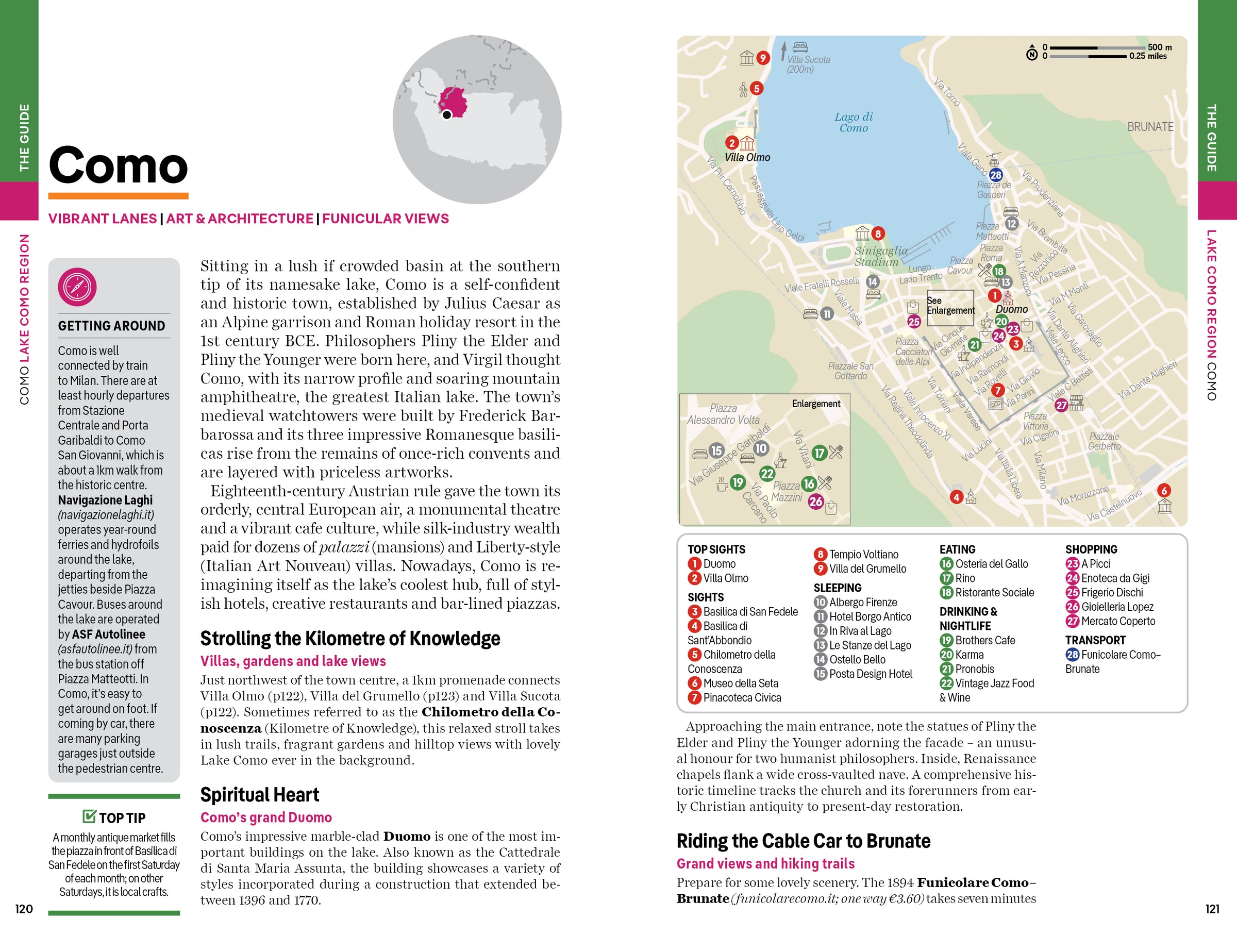 The Italian Lakes – Lonely Planet (engelsk) – bla i boken