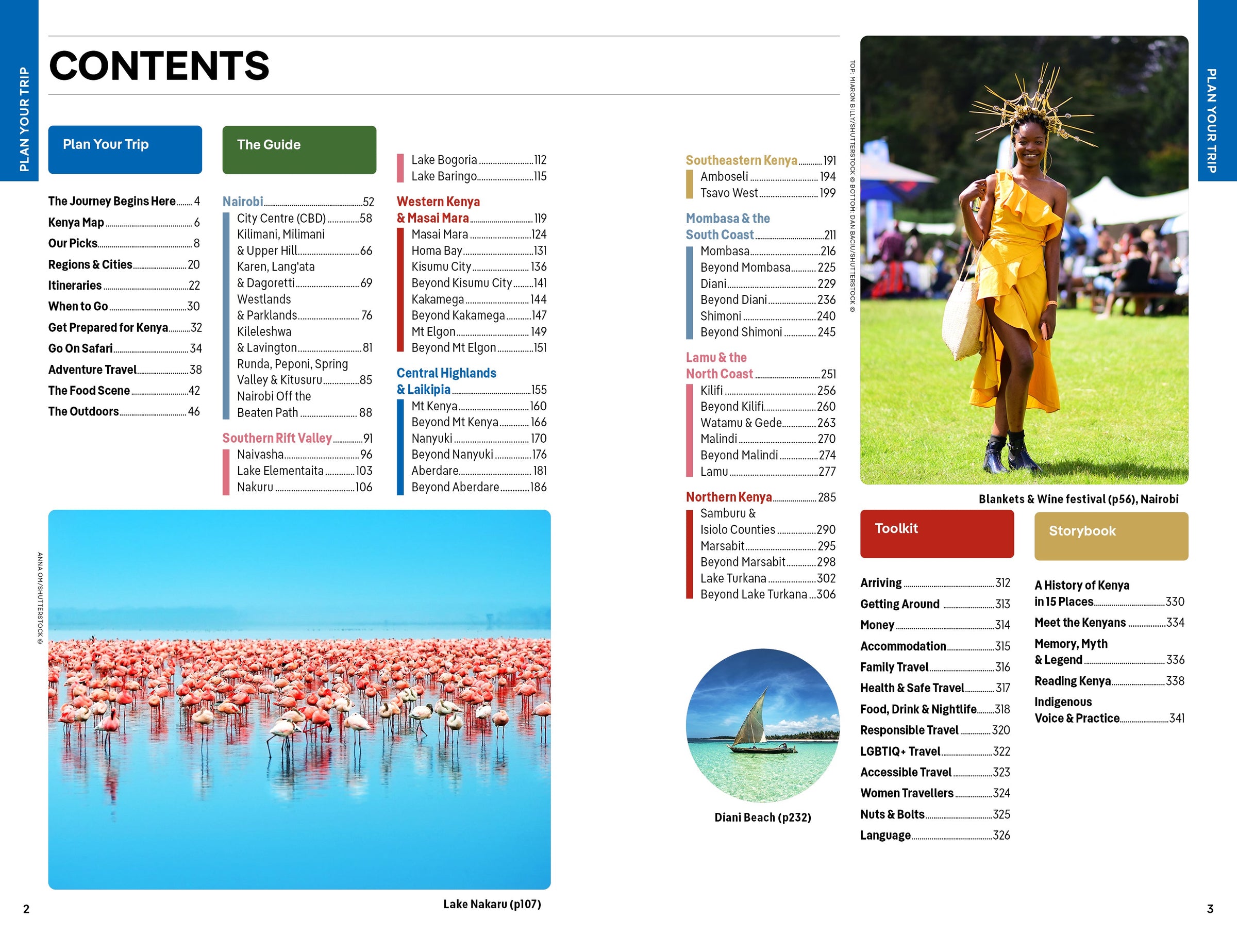 Kenya – Lonely Planet (engelsk) – bla i boken