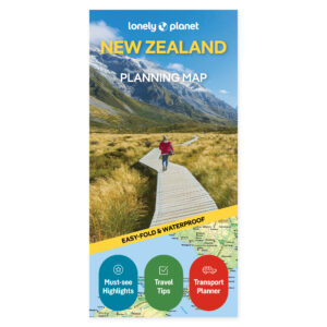 Lonely Planet New Zealand Planning Map – omslag
