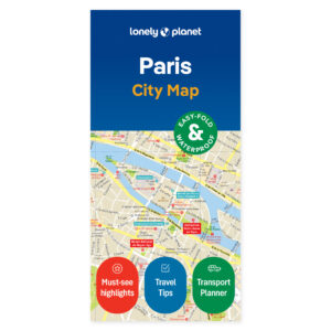 Lonely Planet Paris City Map – omslag