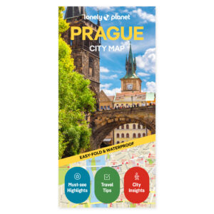 Lonely Planet Prague City Map – omslag