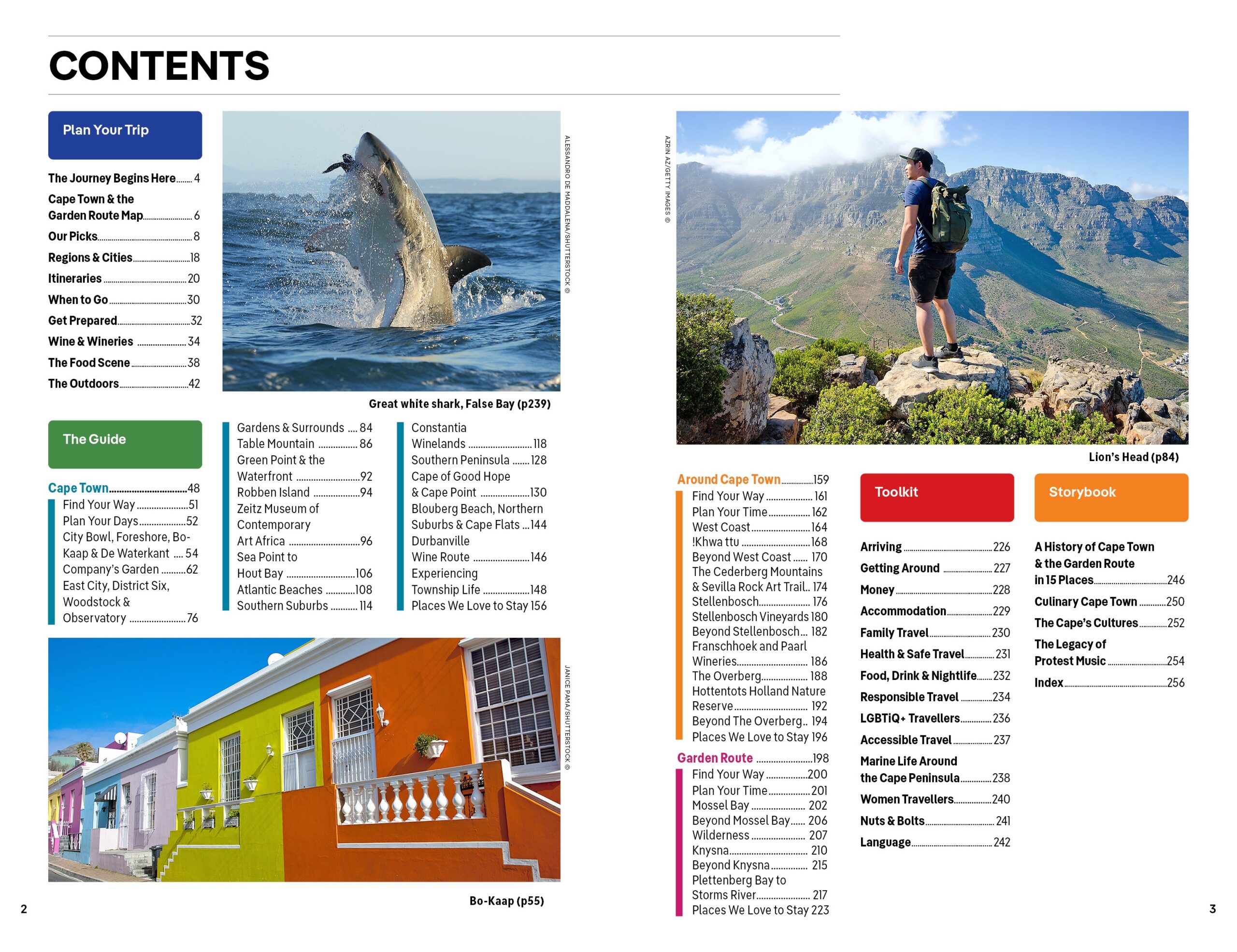 Cape Town & the Garden Route – Lonely Planet (engelsk) – bla i boken