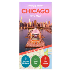 Chicago – bykart (engelsk) – Lonely Planet – omslag