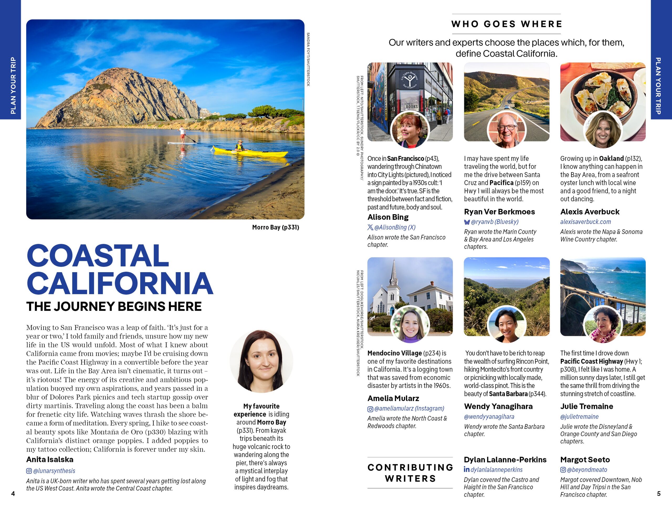 Coastal California – Lonely Planet (engelsk) – bla i boken