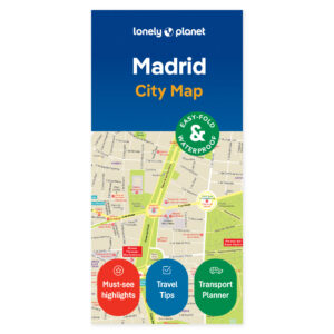 Lonely Planet Madrid City Map – omslag
