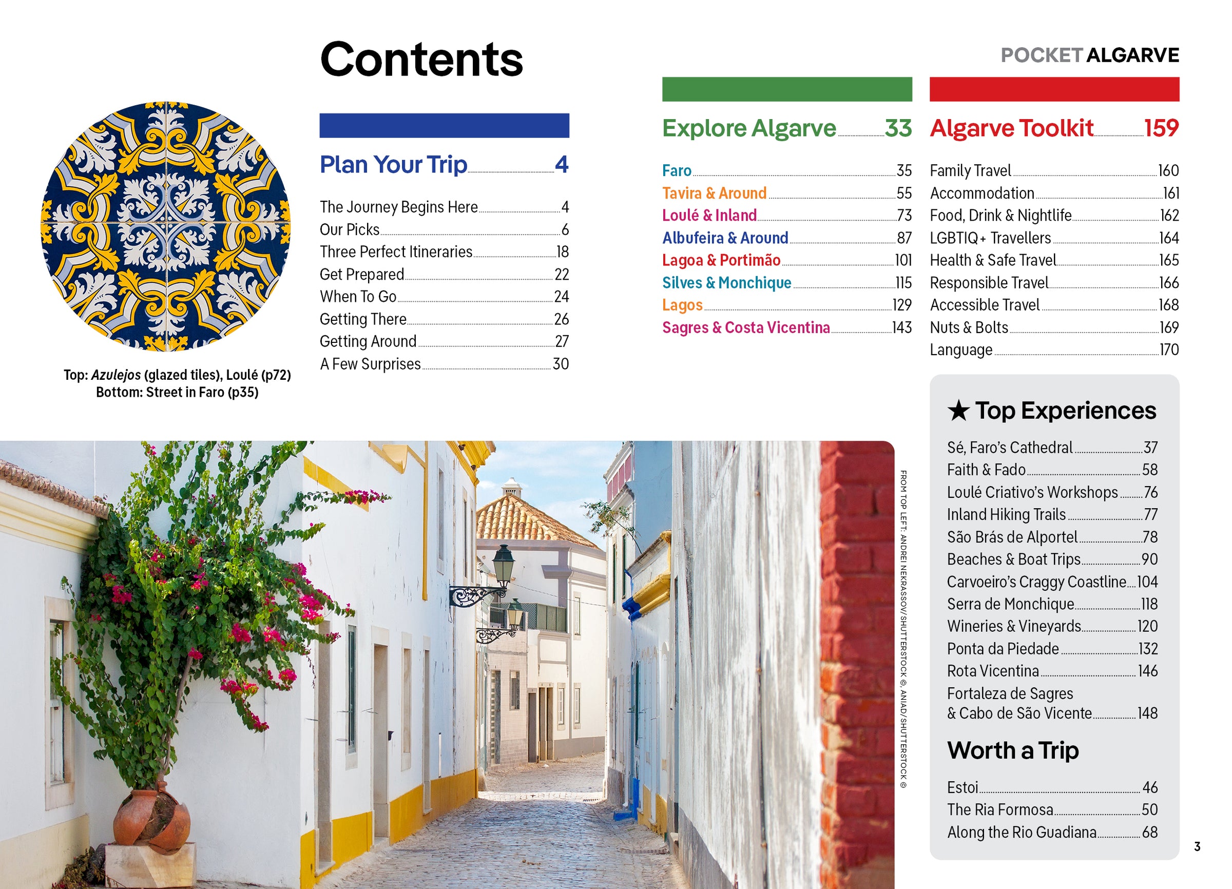 Pocket Algarve – Lonely Planet (engelsk) – bla i boken