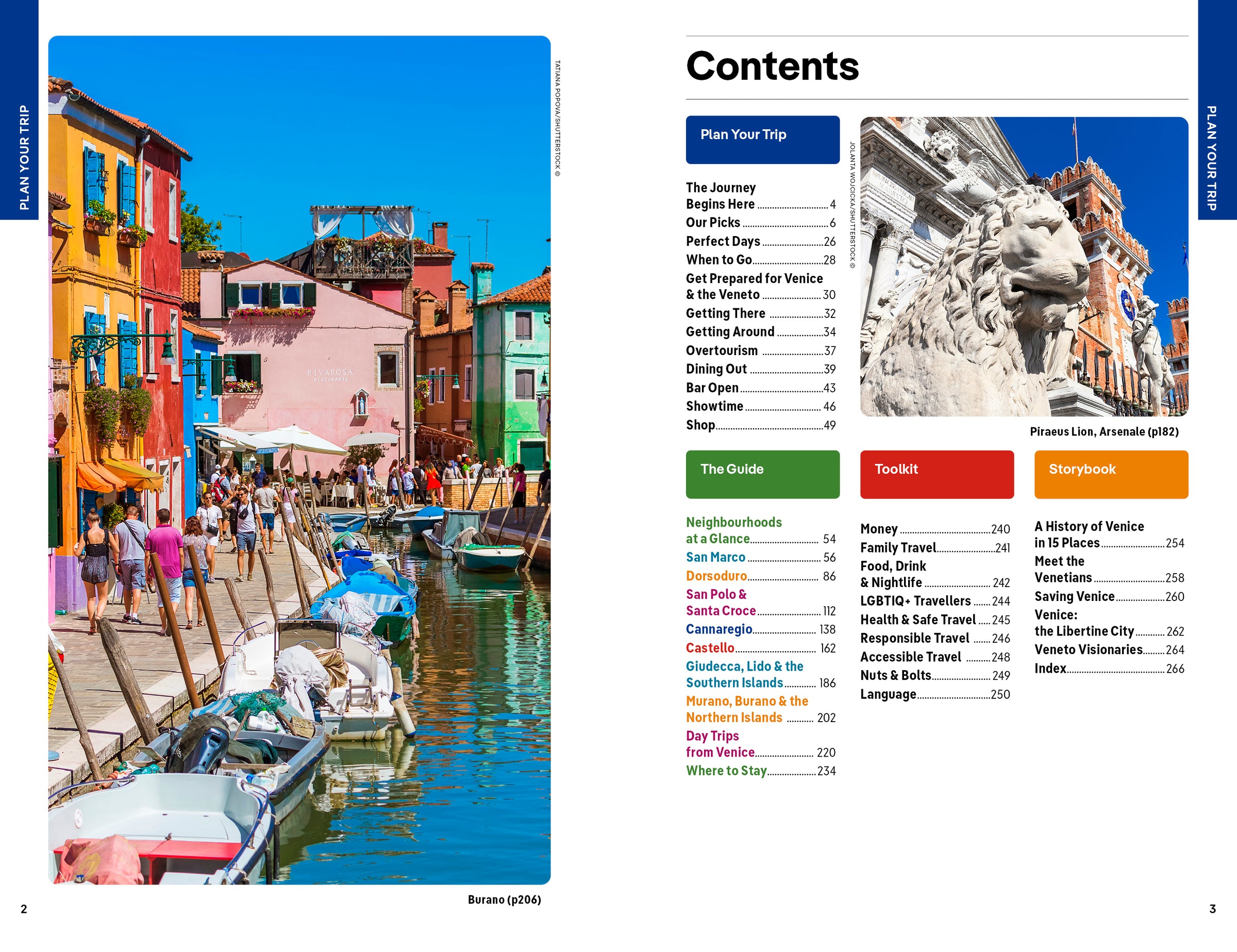 Venice & the Veneto – Lonely Planet (engelsk) – bla i boken