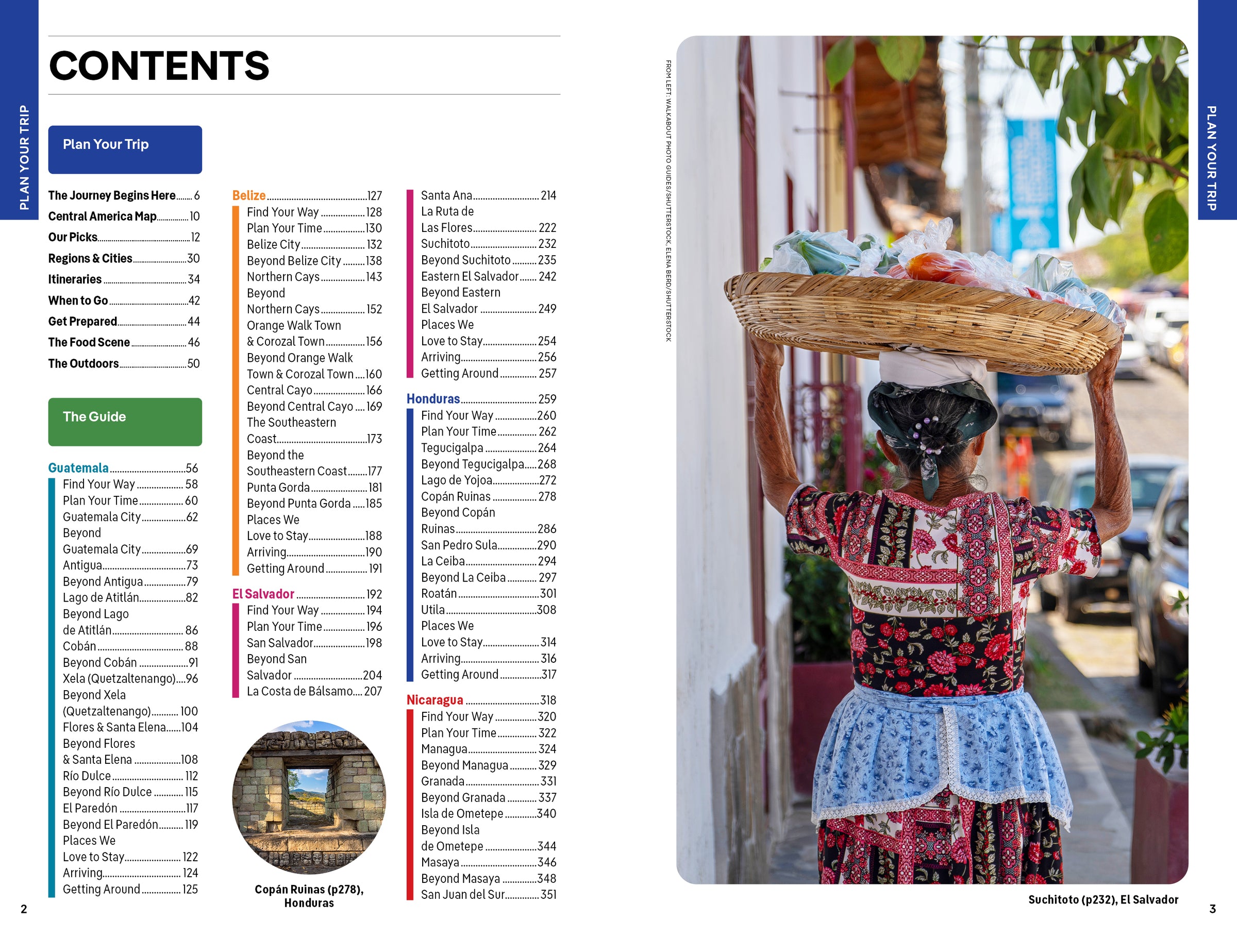 Central America – Lonely Planet (engelsk) – bla i boken
