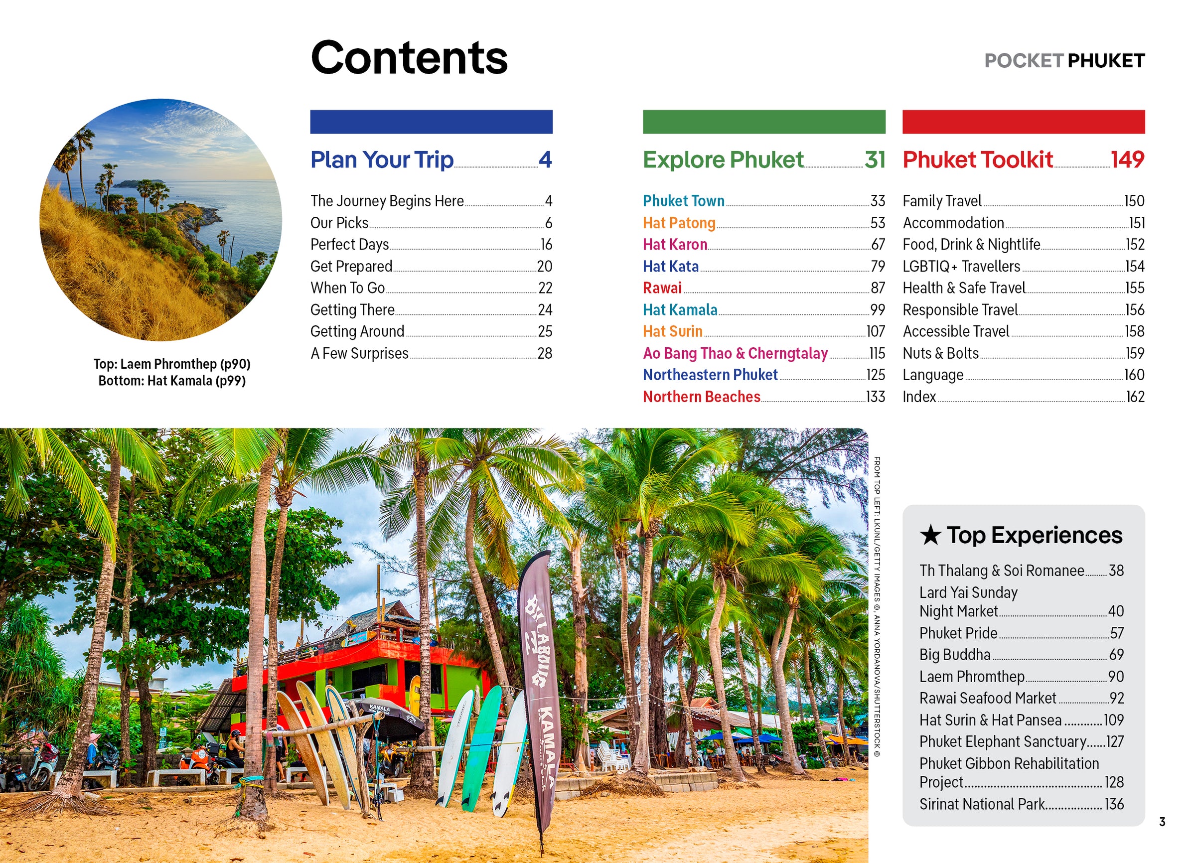 Pocket Phuket – Lonely Planet (engelsk) – bla i boken
