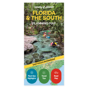 Lonely Planet Florida & the South Planning Map – omslag
