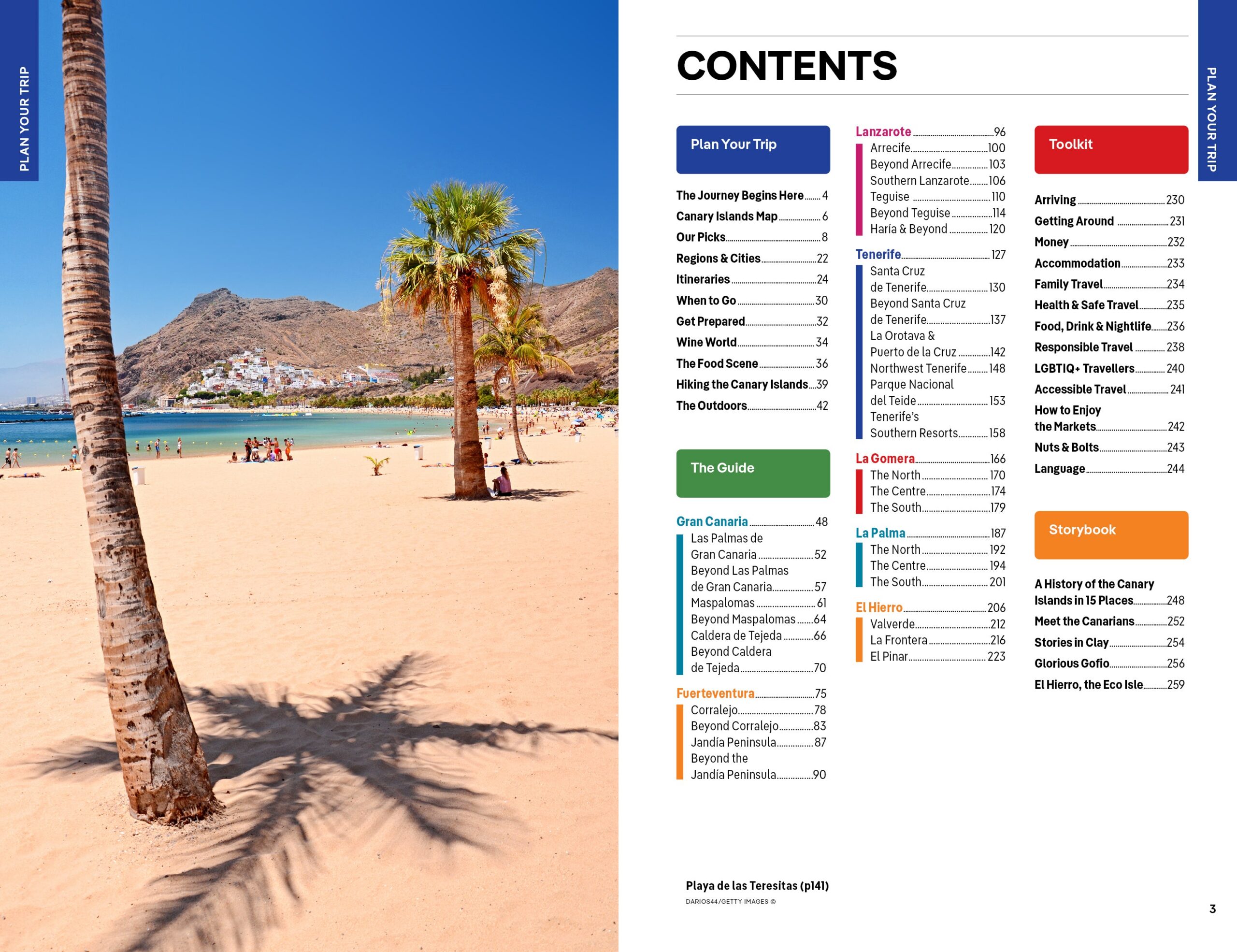 Canary Islands – Lonely Planet (engelsk) – bla i boken