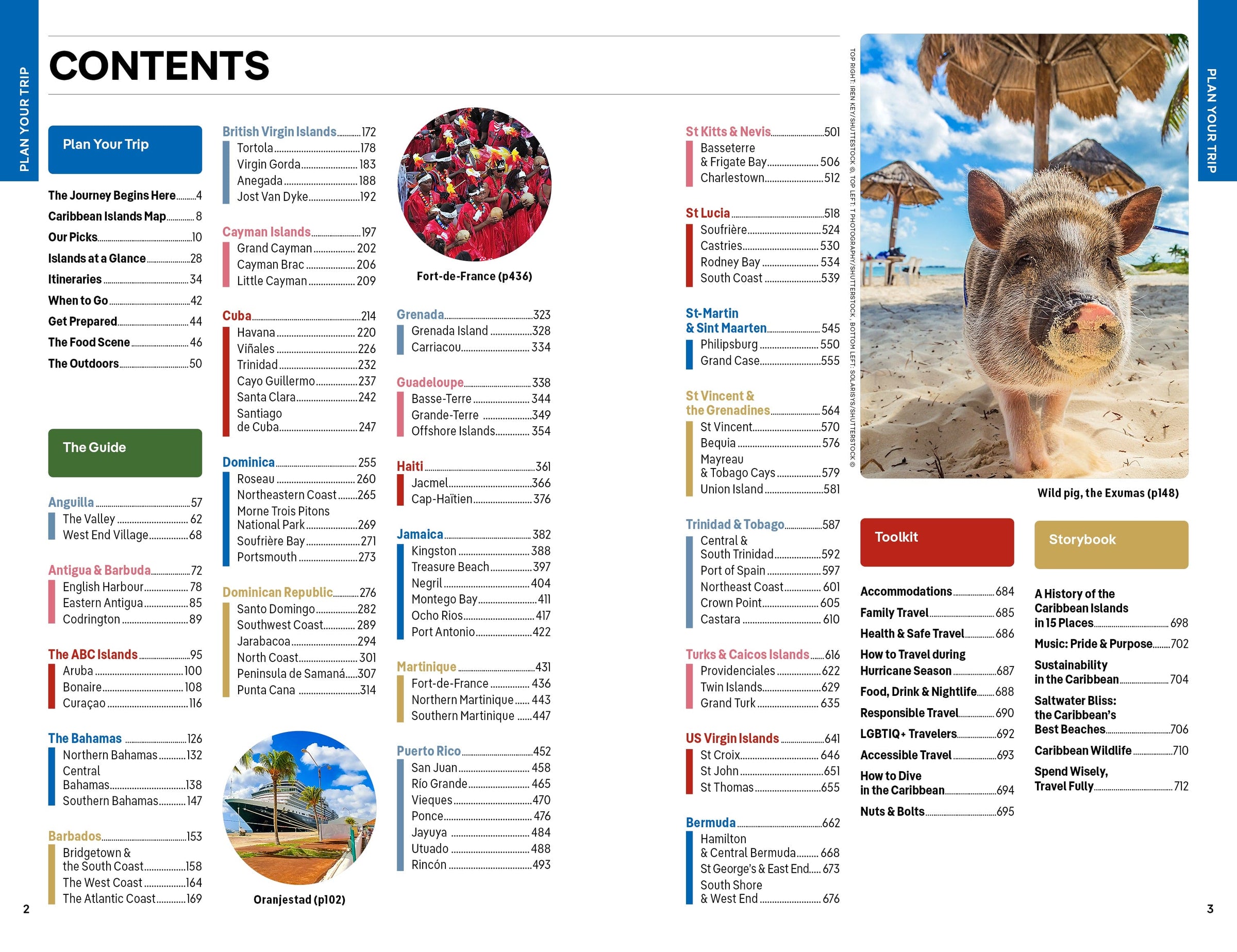 Caribbean Islands – Lonely Planet (engelsk) – bla i boken