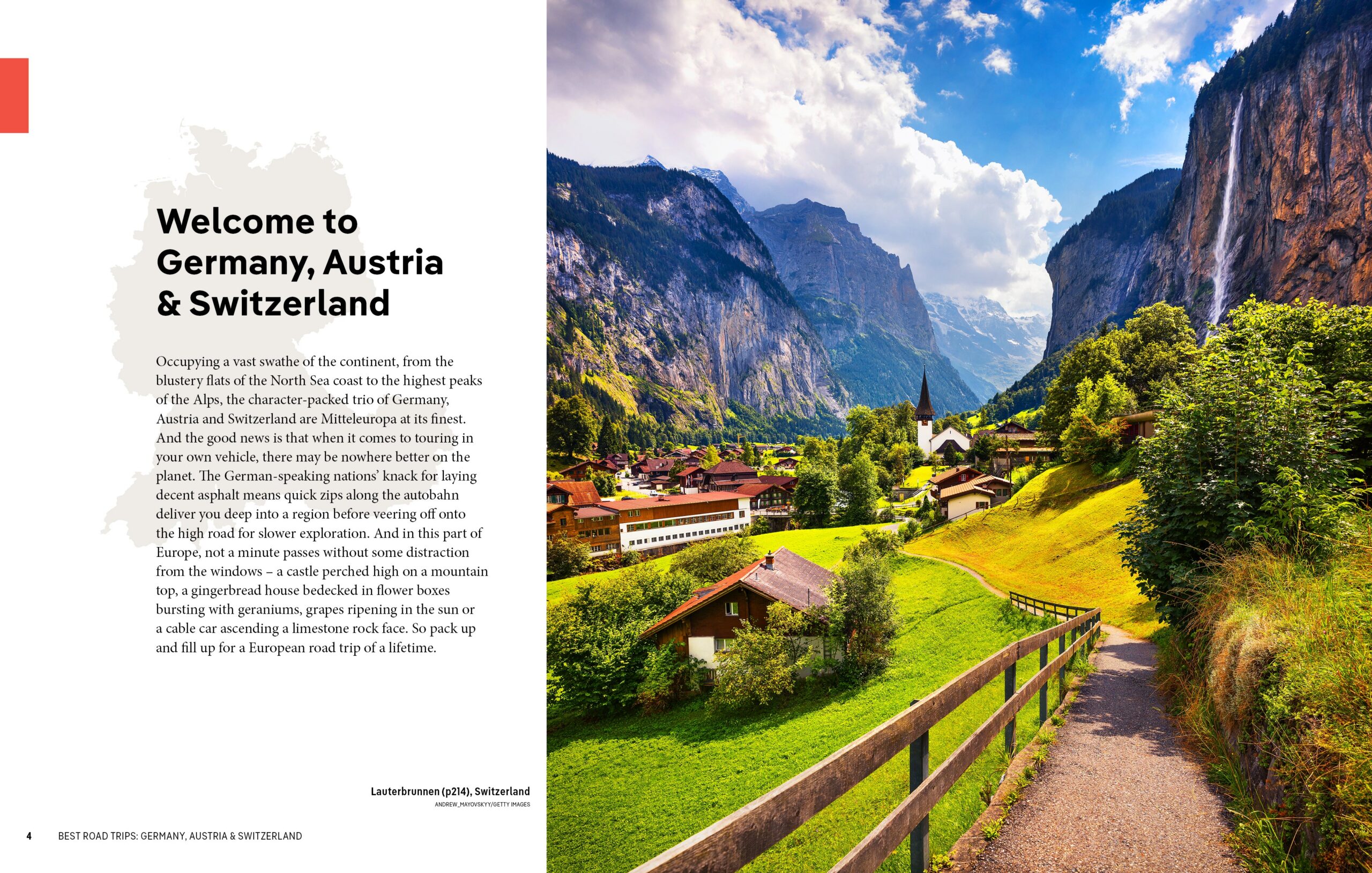 Best Road Trips Germany, Austria & Switzerland – Lonely Planet (engelsk) – bla i boken