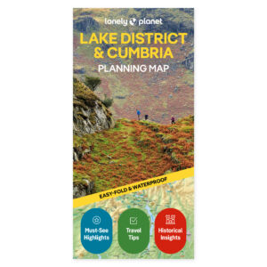 Lonely Planet Lake District & Cumbria Planning Map – omslag