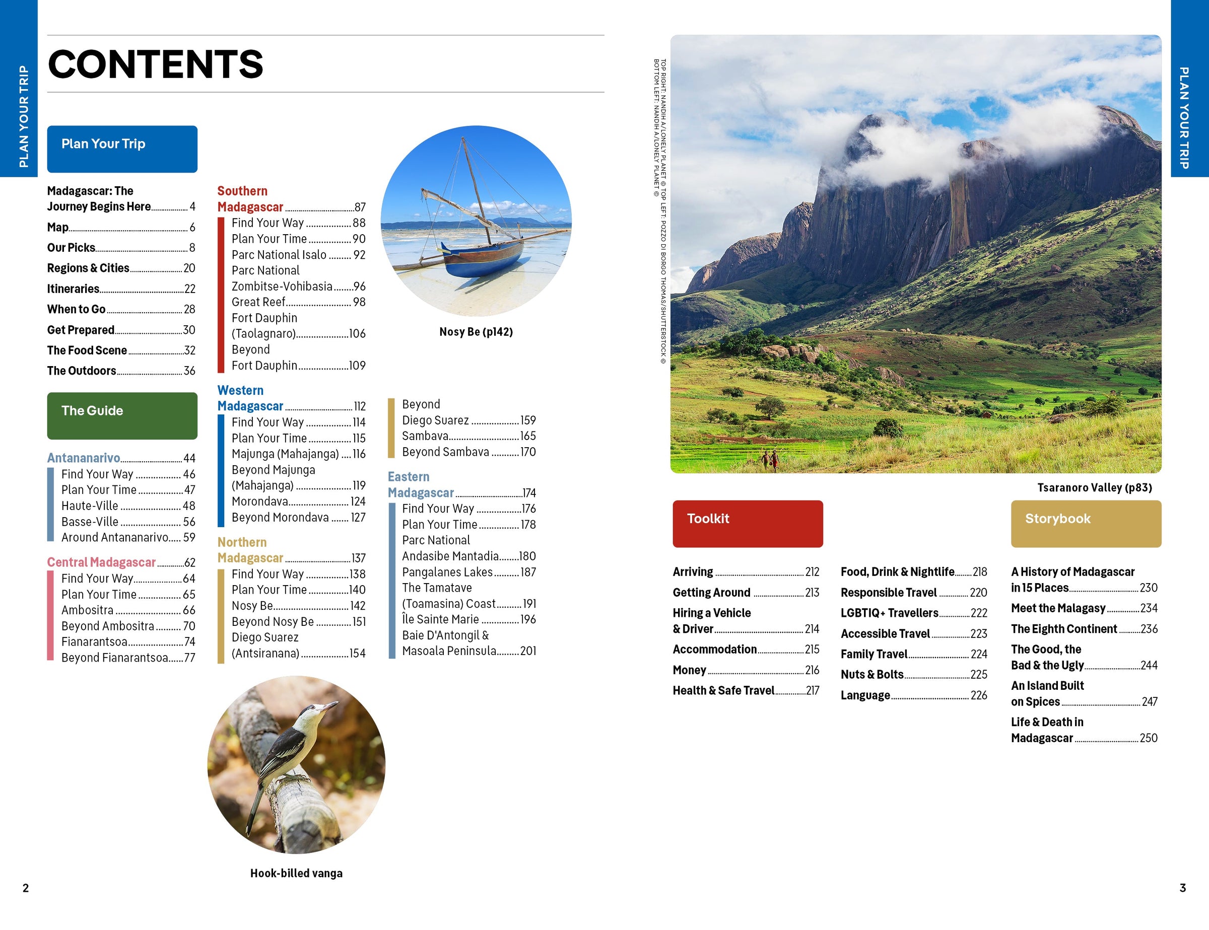 Madagascar – Lonely Planet (engelsk) – bla i boken