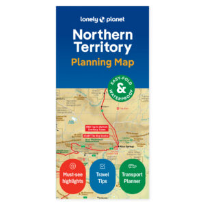 Lonely Planet Northern Territory Planning Map – omslag