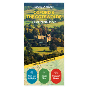 Lonely Planet Oxford & the Cotswolds Planning Map – omslag
