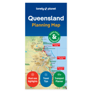 Lonely Planet Queensland Planning Map – omslag