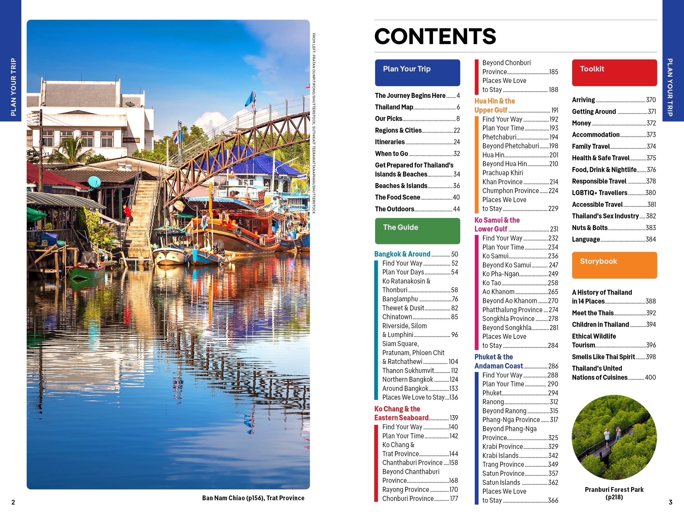 Thailand's Islands & Beaches – Lonely Planet (engelsk) – bla i boken