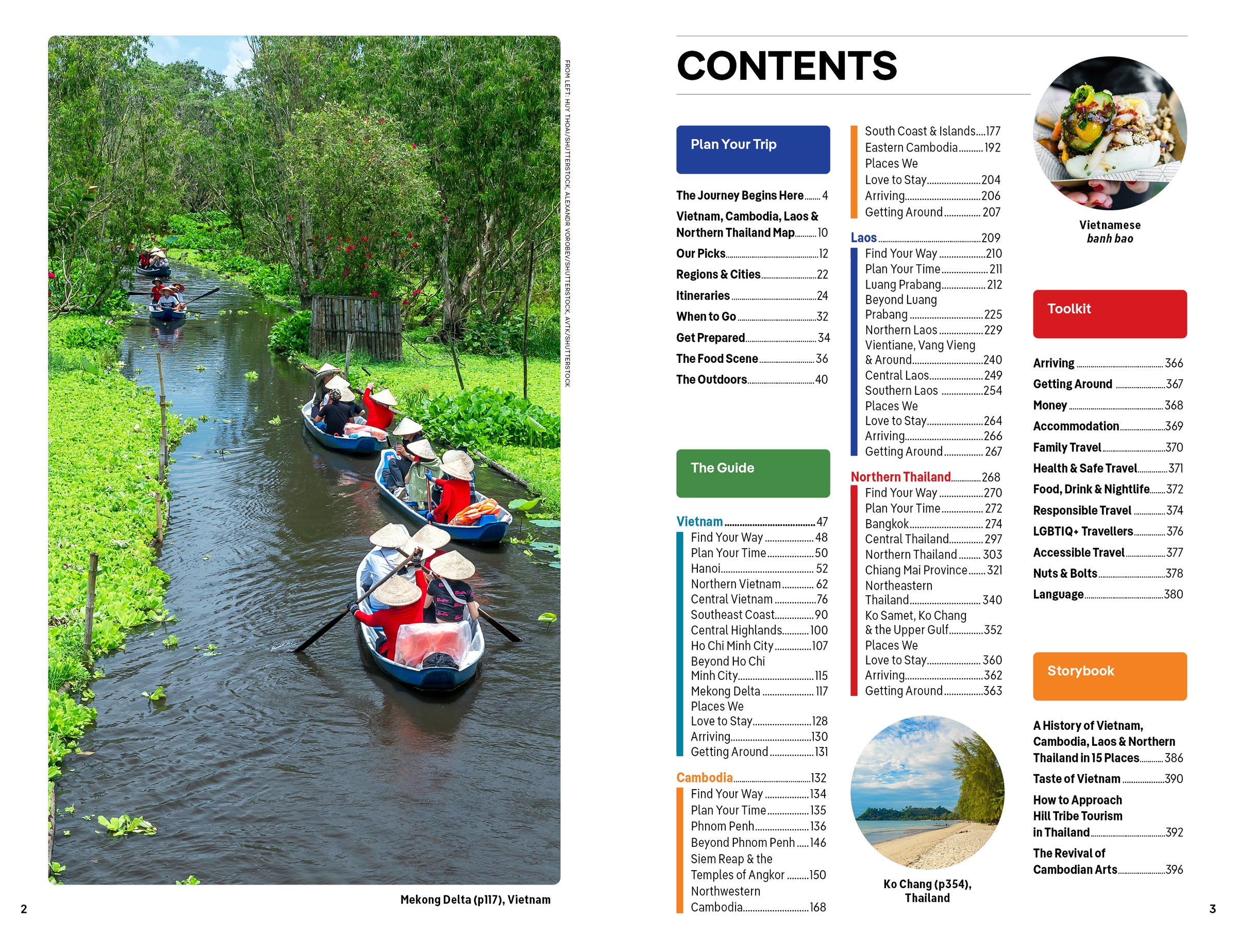 Vietnam, Cambodia, Laos & Northern Thailand – Lonely Planet (engelsk) – bla i boken