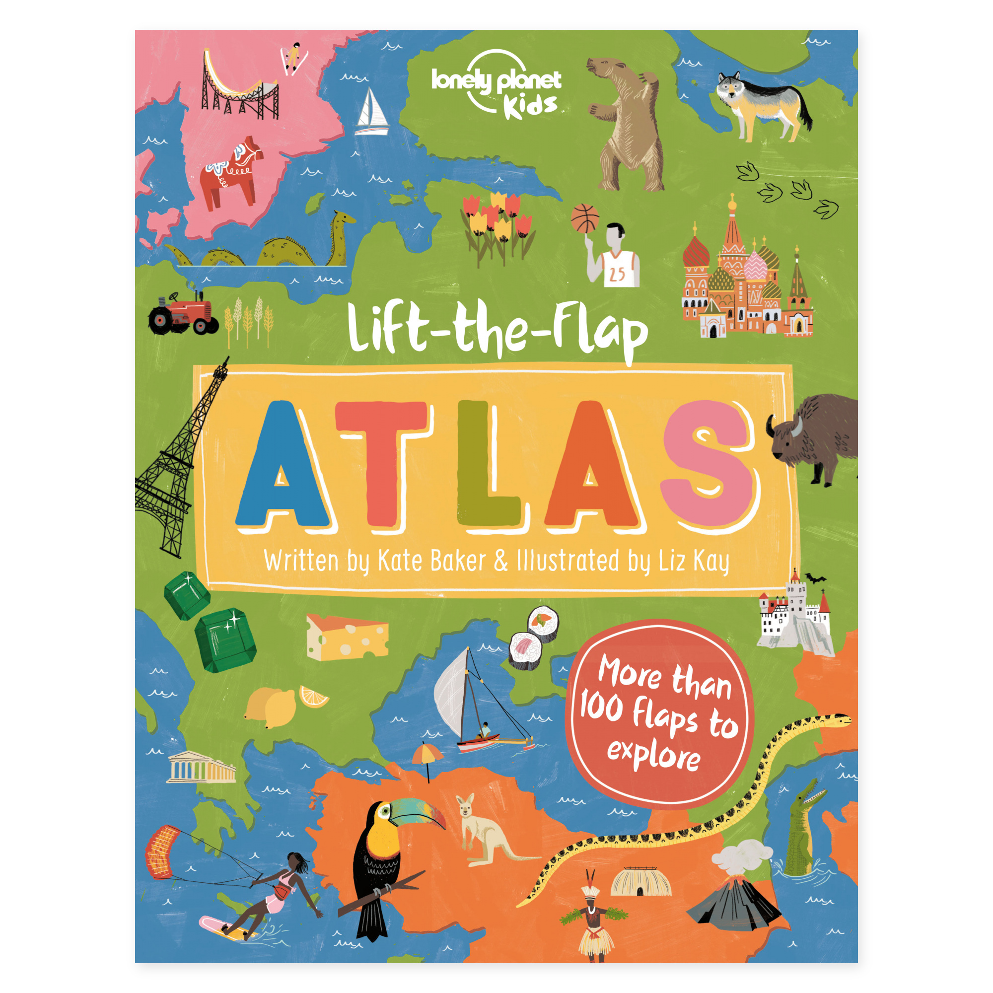 Lonely Planet Kids Lift-the-Flap Atlas – omslag