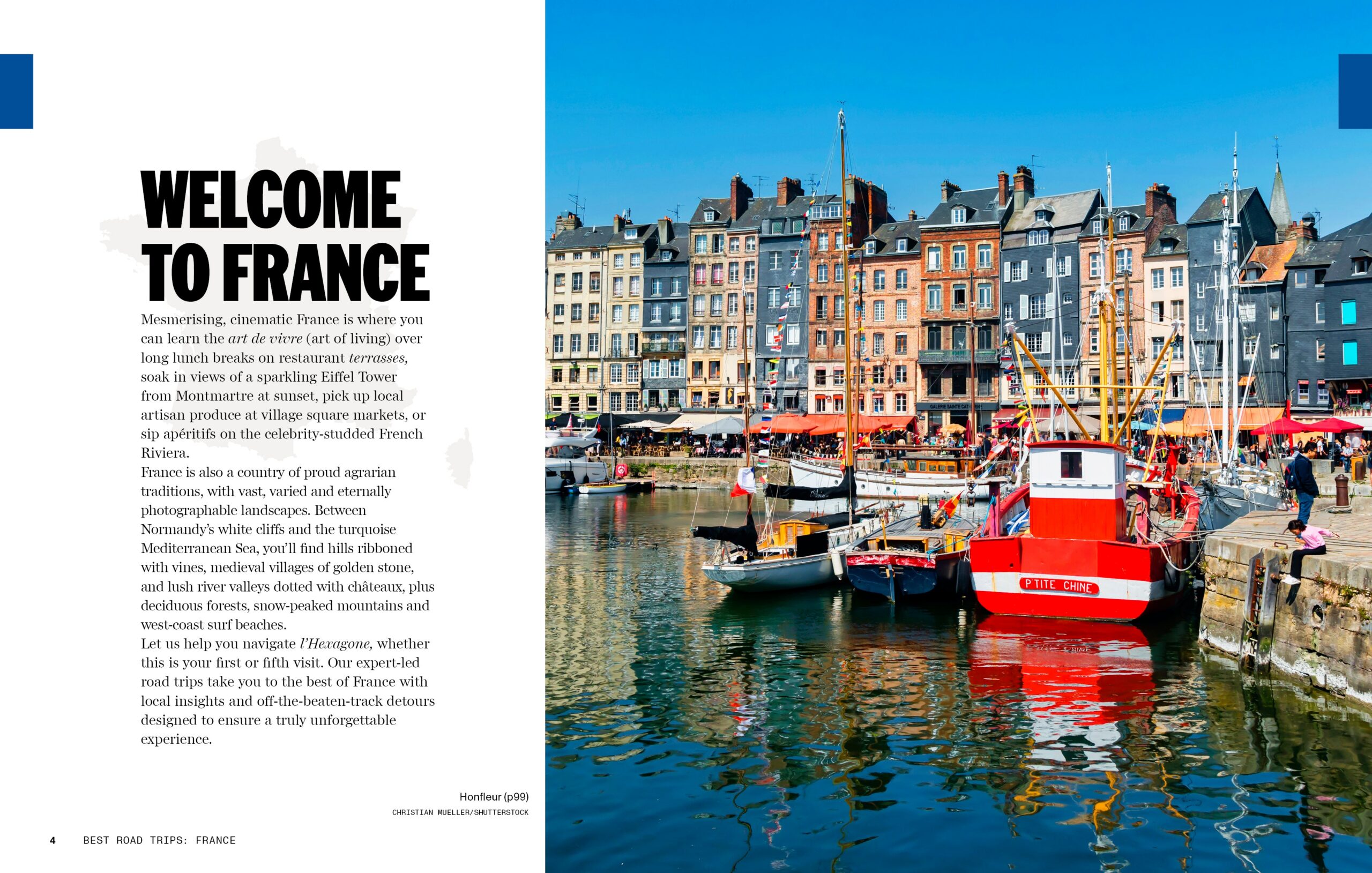 Best Road Trips France – Lonely Planet (engelsk) – bla i boken