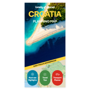 Kroatia – planleggingskart (engelsk) – Lonely Planet – omslag