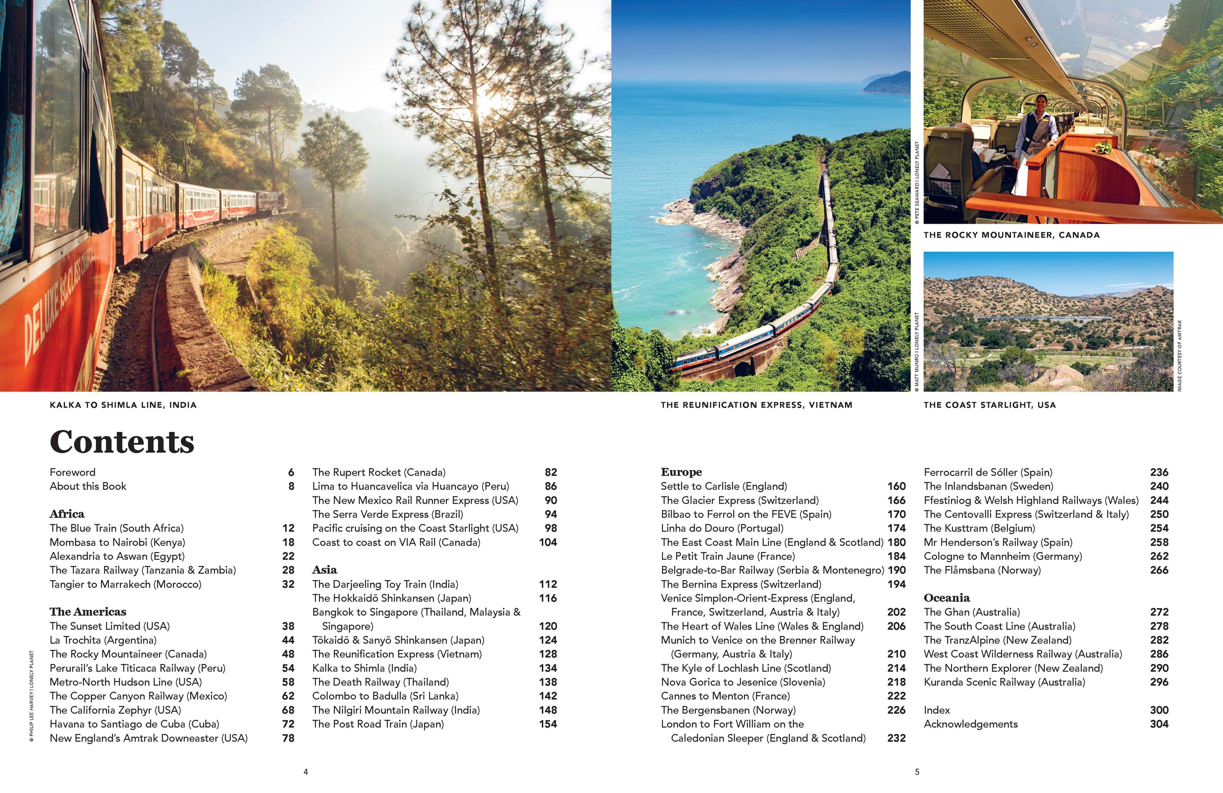 Amazing Train Journeys – Lonely Planet (engelsk) – bla i boken